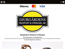 Tablet Screenshot of djurgardensridsport.com